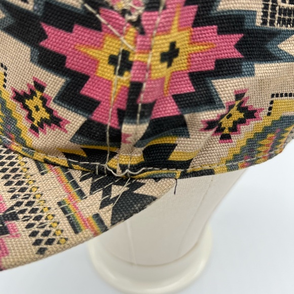 21 Men Hat Cap Strap Back Aztec Southwestern Abstract Design - Picture 6 of 13